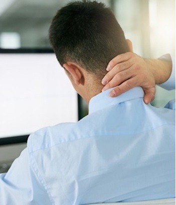 Neck pain patient treated with cupping therapy at prairie osteopath clinic in Regina SK