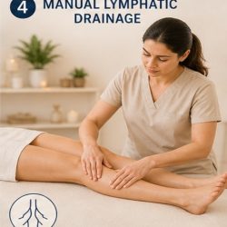 Therapist performing MLD Techniques